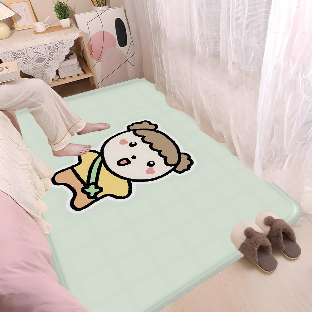 Cartoon Maru Is A Puppy Door Mat Washable Non-Slip Living Room Sofa Chairs Area Mat Kitchen Doormat Area Rug