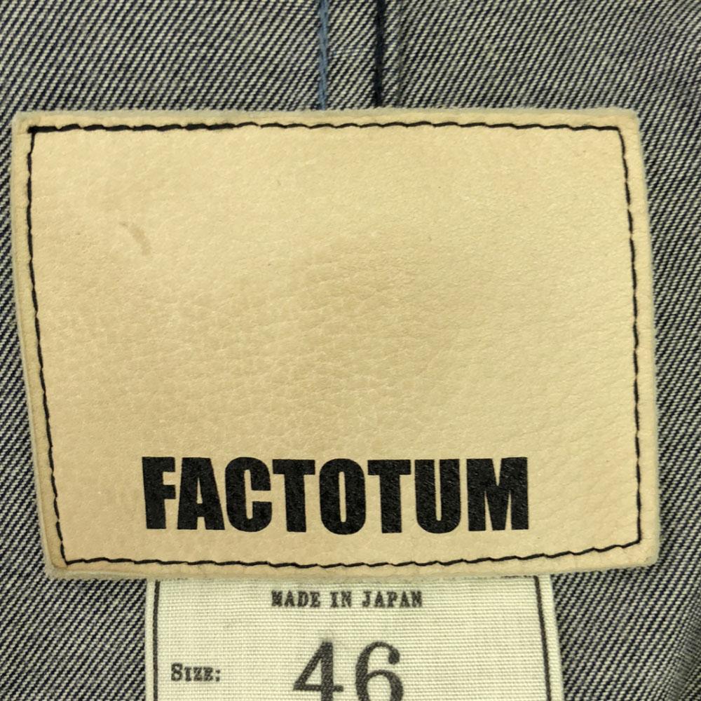 FACTOTUM Made In Japan Denim Tailored Jacket 46 Navy System Men's Used