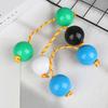 2Pcs Kashaka Rhythmic Balls Portable Rhythmic Fingertip Shaker Single Hand Percussion Instruments For Kid Adults Beginners