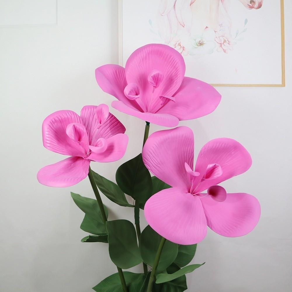 New 50cm Artificial Osmanthus PE Foam Waterproof Simulated Flower Multicolor Large Fake Flowers Wedding Decoration