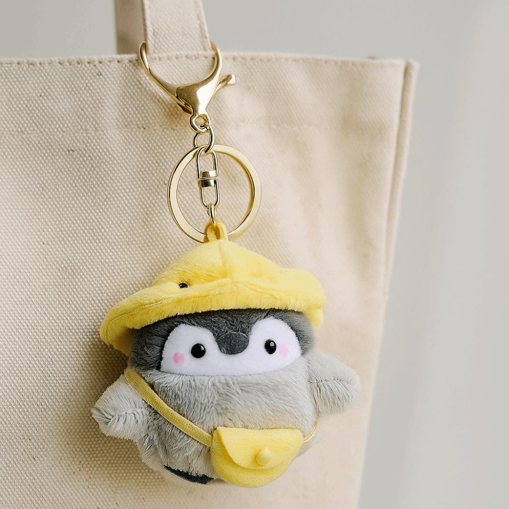 PP Cotton Penguin Doll Bag Pendant Collection Plush Penguin Keychain  Backpack Decoration