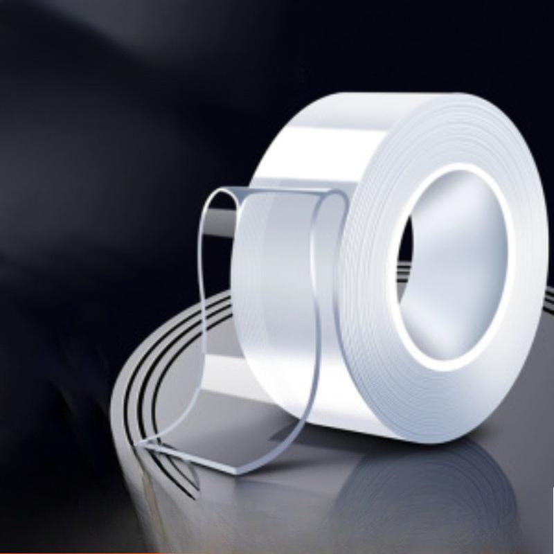 

Нано Лента Невидимая Прозрачная Двусторонняя Клейкая Моющаяся Утолщенная Акриловая Бытовая Универсальный Магический Клей