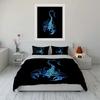 Blue Scorpion Art Set Multiple sizes kid's and adults' bedroom Exquisite 3PC bedding set gift