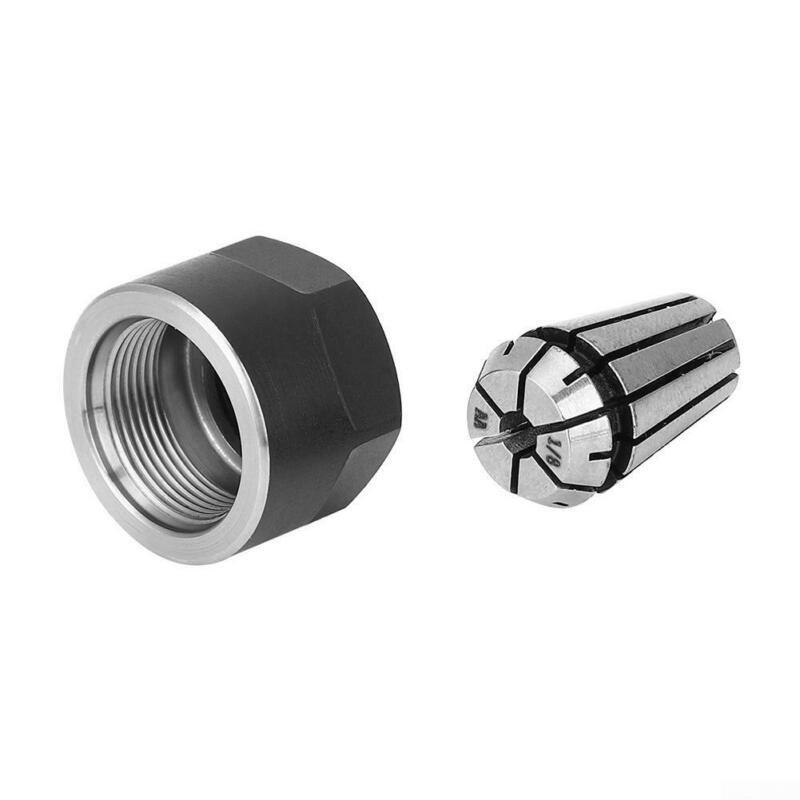 ER11 Spring Collet Chuck Clamping Nuts Lathe For CNC Milling Spring Steel