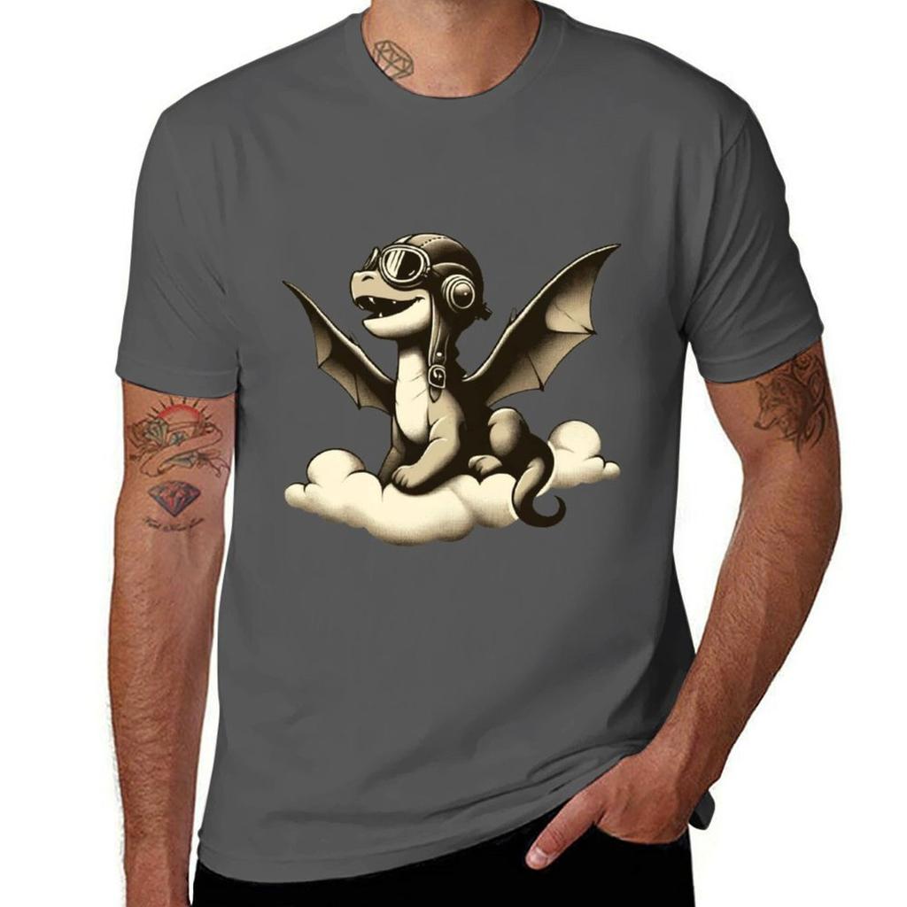 aviator dragon TShirt Athletic Fit Sports Short Sleeve Top