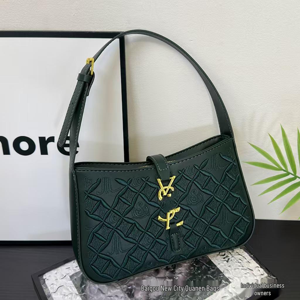 Geantă de umăr elegantă pentru femei Tide, Europeană/Americană, de înaltă calitate, texturată