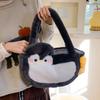 Niedlicher Cartoon-Schlafsack Pinguin Plüsch Tragetasche Geschenk neu Plüschpuppe Mädchen Schulterhandtasche