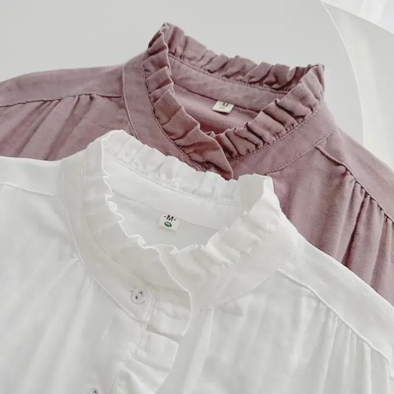 Women's Summer Lace Blouses – Elegant, Loose-Fit, Long-Sleeve Tops In Plus Sizes