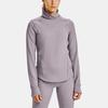 Under Armour Casual Training Sports High-Neck T-Shirt Women Tops Purple 1360348-585