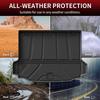 3D TPE Floor Mats For BMW X3 & X4 & IX3 2018-2025 Trunk Cargo Liner All Weather Floor Liner 2nd Row Seatback Protecter Mat