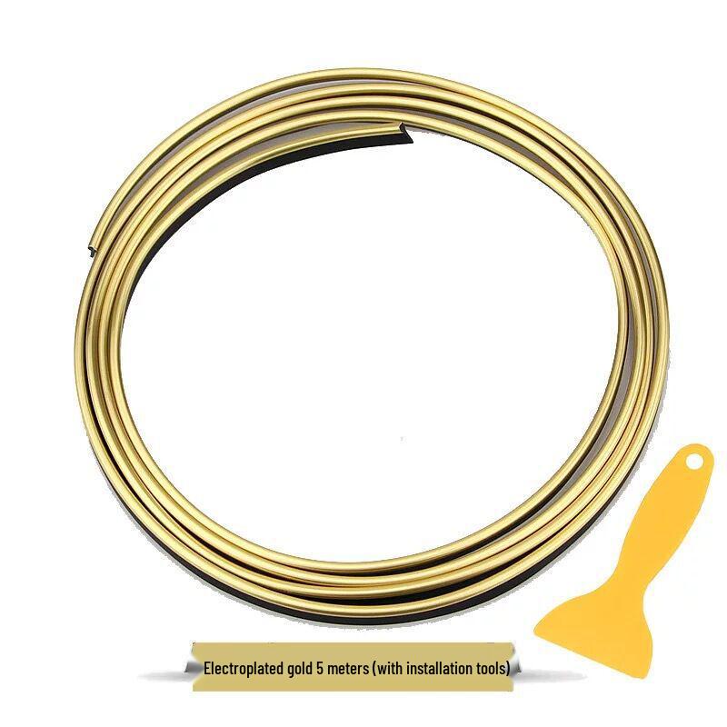 5m Chrome Electroplated Car Interior Decorative Strip for Instrument Panel