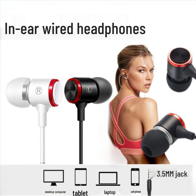 Wired In-Ear Headphones with Deep Bass for Huawei & Android Phones