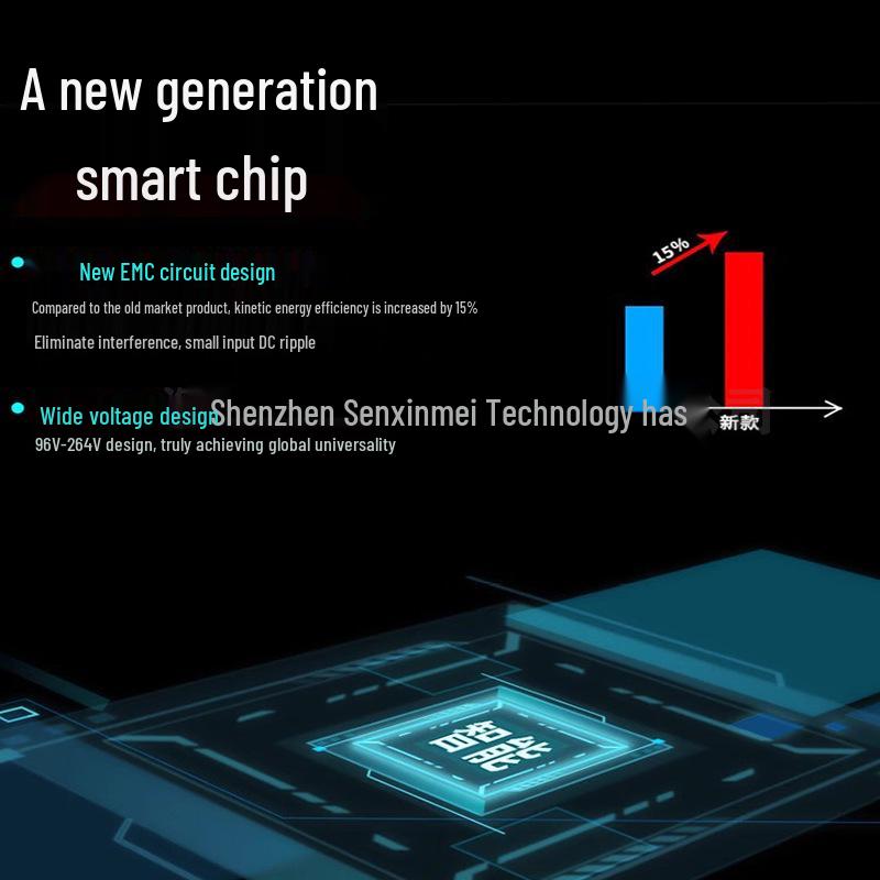 42V 2A Two-Wheel Electric Scooter Charger for 36V Lithium Battery, Smart Fast Charging
