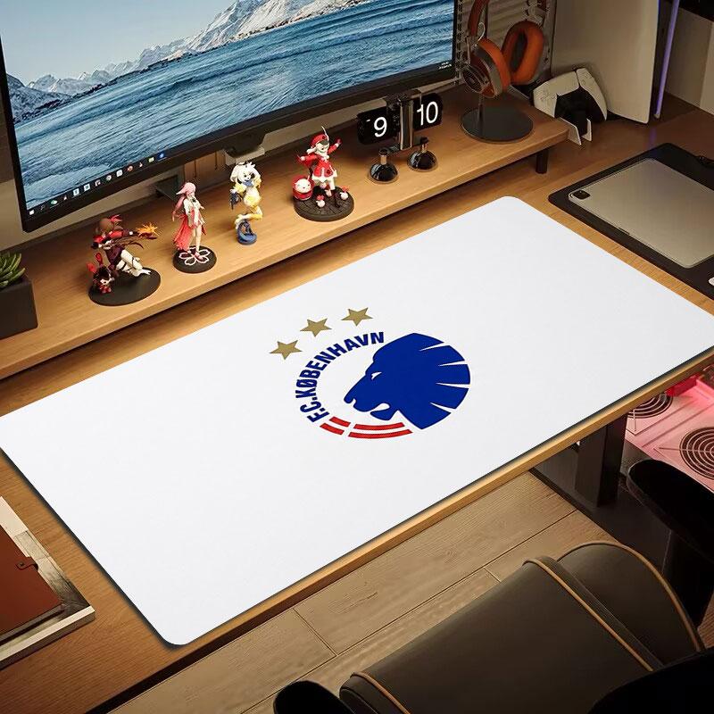 FC Copenhagen Large Size Mouse Pad Large Gaming Table Cushion Non-slip Laptop Tablet Big Mousepad XXL Mat Mini PC Playmat With Lock edge