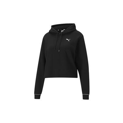 Style Cat Cropped Hoodie Women Tops Black 587162-01