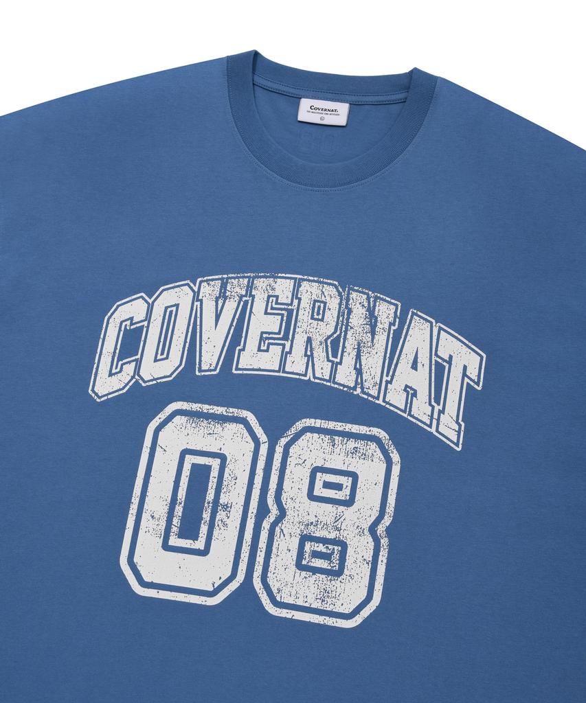 COVERNAT Arch Rugby T-Shirt Light Blue