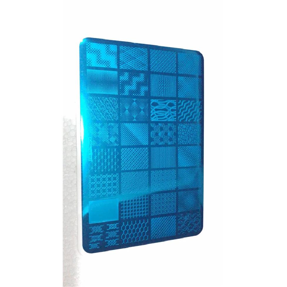 9.5X14.5cm Big Size Nail Stamping Plates Flower/Geometric Designs Nail Art Template For DIY Nail Decor 5.6cm round Stamper Plate