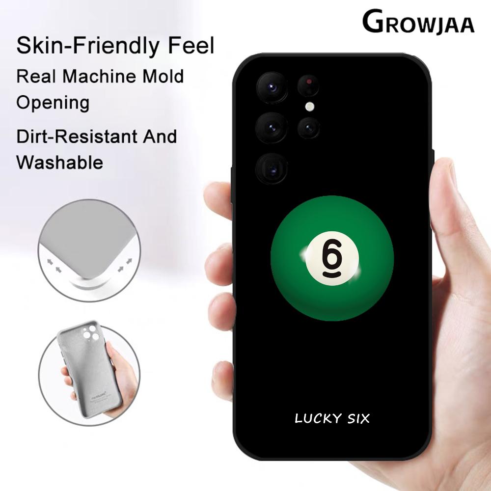 

Lucky Number Num Phone Case for Samsung Galaxy S24 Ultra S22 S23 Ultra S21 S20 5G Protective Silicone TPU Funda samsung S23 Ultra