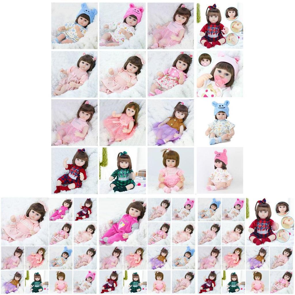 Adorable Reborn Baby Doll 42cm Lifelike Toddler Toy For Girls Ideal Gift