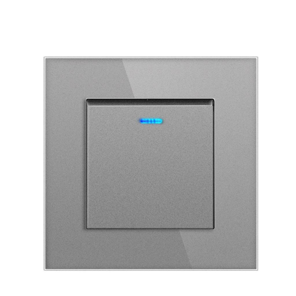 82 Tip Duvar Temperli Cam Panel Gizli Tek Kontrol