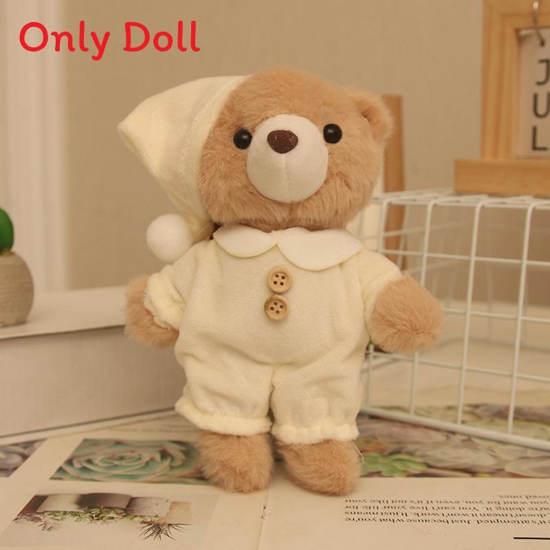 Plush Bear Keychain With Sleepwear Design For Kids And Adults