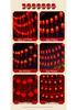 LED New Year Lantern String Lights - Lucky Fu Bags & Red Lanterns for Festival Decoration