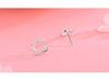 S925 Sterling Silver Diamond Planet Earrings: Trendy Japanese & Korean Style Hollow Universe Design for Women