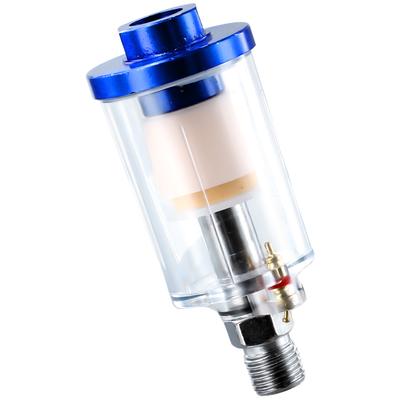 Separador de Água e Óleo para Cozinha 1/4" Liga de Alumínio + PC Azul/transparente Recipiente do Filtro Para Compressor Alta Pressão Alta Qualidade
