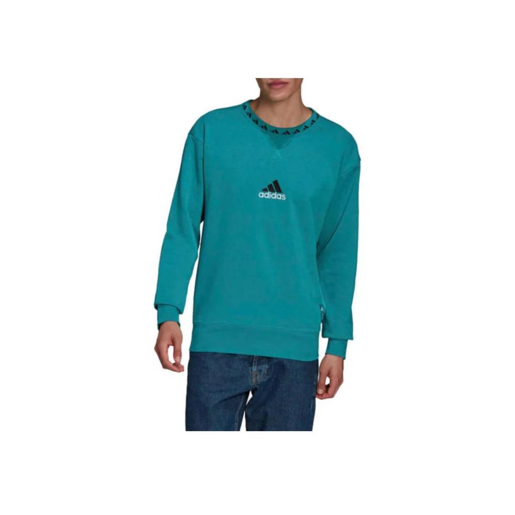 adidas Real Madrid Football Training Casual Sweatshirt Season 21-22 Men Tops Green GR4255