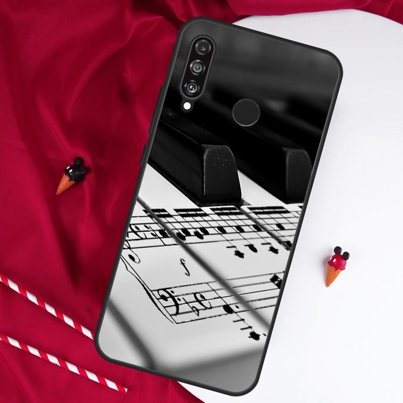 Klaviertasten Musikalisch Für Huawei Nova Y61 Y91 Y90 Y70 Y60 Y72 12s 12i 11i 7i 8i 9 10 SE P60 Pro P30 P40 Lite Hülle