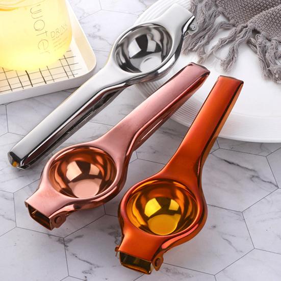 Food Processor Reusable Convenient Hand Press Stainless Steel Citrus Lemon Squeezer Manual Fruit Juicer