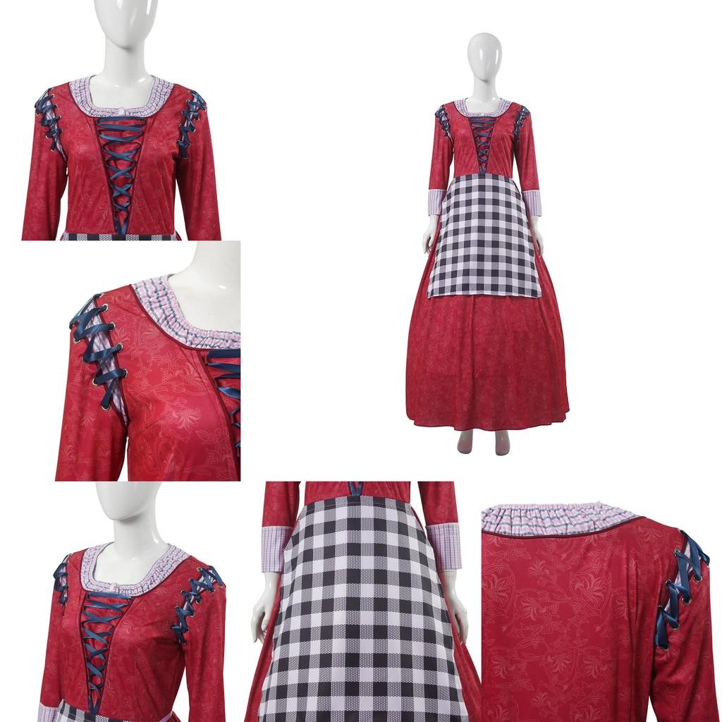 Snow Movie White Live Action Cosplay Red Dress Live Stage Costume Performance
