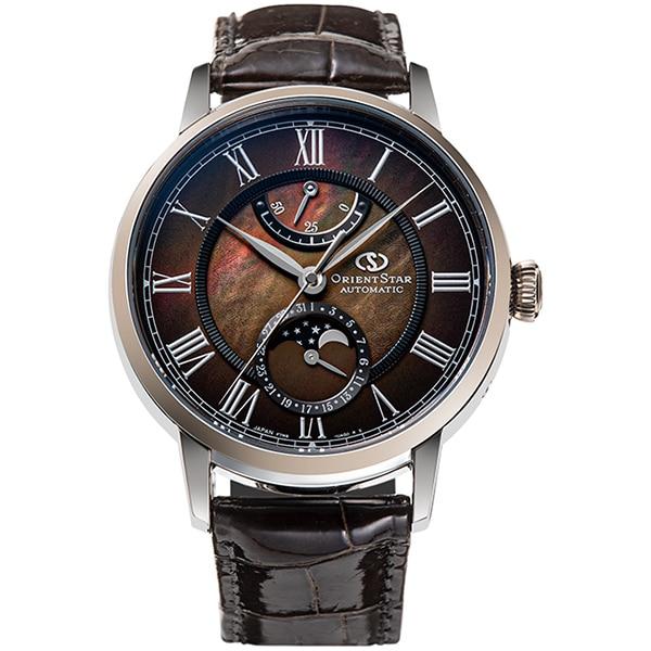 

Orient Чоловічий RK-AY0120A (M45 F7 Mechanical Moon Phase Men s Leather Limited) Круглий годинник
