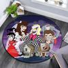 Beetlejuice2,Round Area Rug,Carpet Rug for Living Room Bedroom Sofa Playroom Decor,Non-slip Floor Mat
