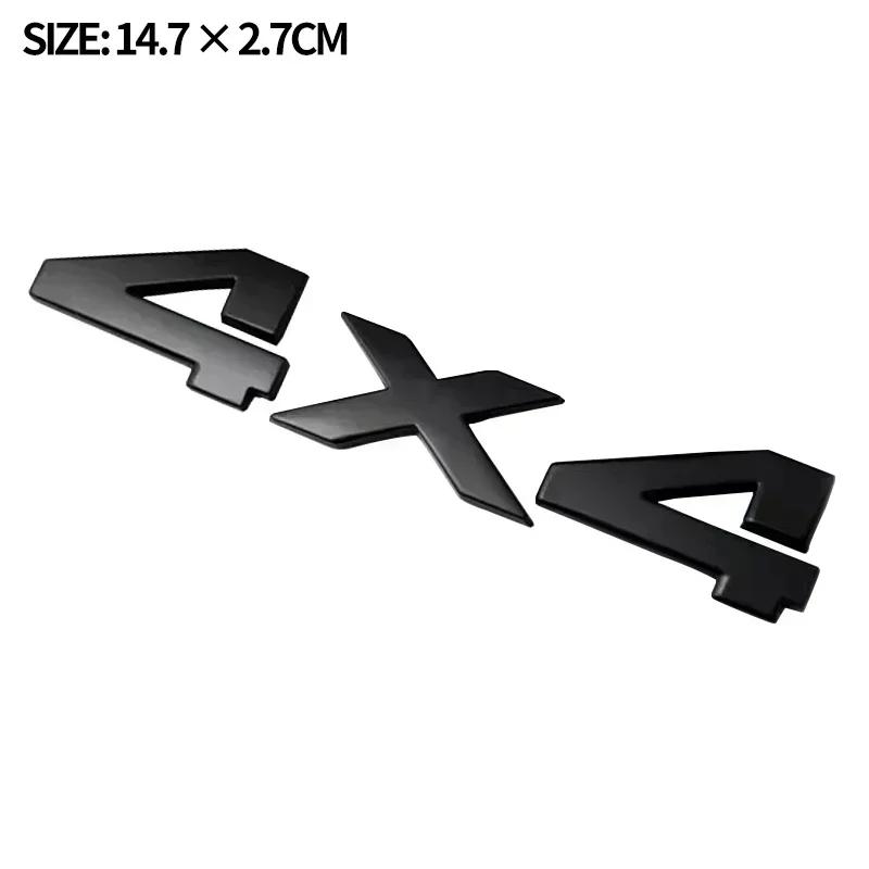 3D Metal Car Trunk Badge Stickers For 4X4 Limited Letters Emblem Logo