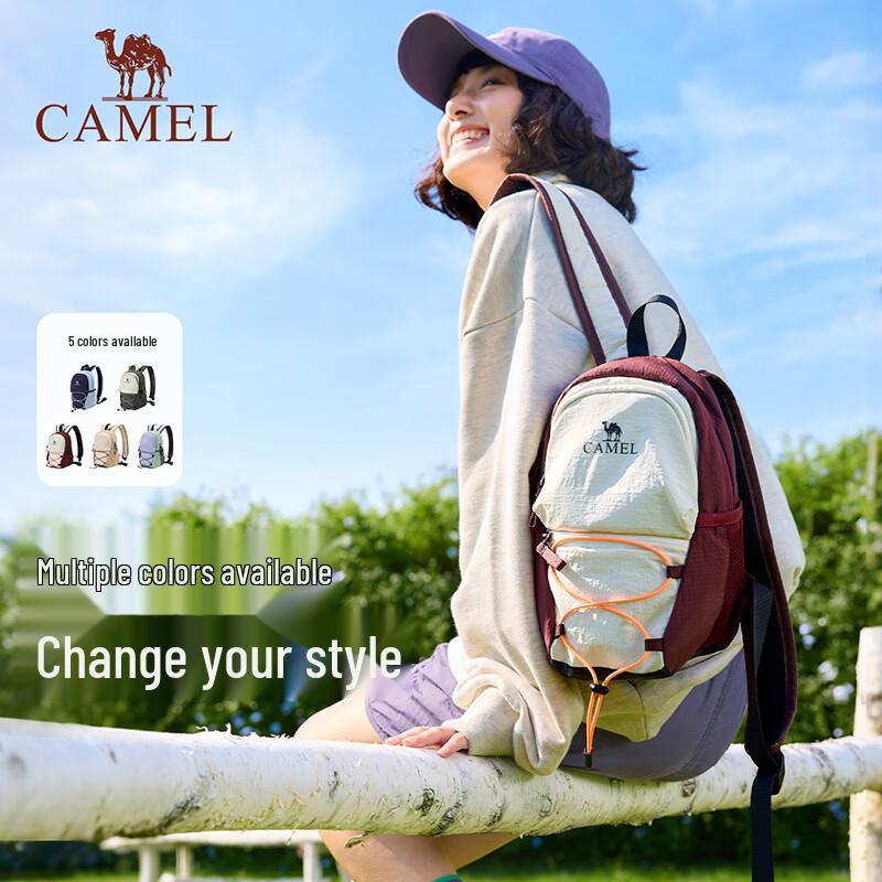 Camel Unisex 2026 Lightweight Water-Resistant Travel Hiking Backpack 1036A