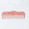 Daily Life Hairdressing Tail Cellulose Marble Pattern Hair Combs Wide Teeth Tortoise Shell Colorful Acetate Hair Combs for Women