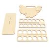 Chicken Egg Holder Innovative Synthetic Wood 24 Eggs Storage Kitchen Counter Top Rack
