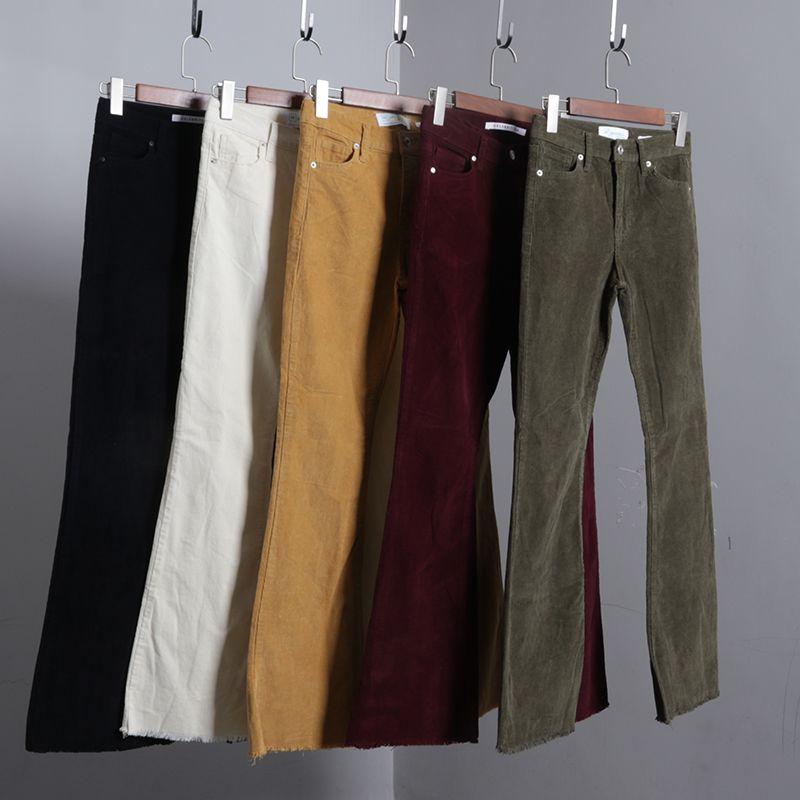 

Вельветовые джинсы с высокой талией, очень длинные, винтажного цвета Rice White Mark 9 recommend 29