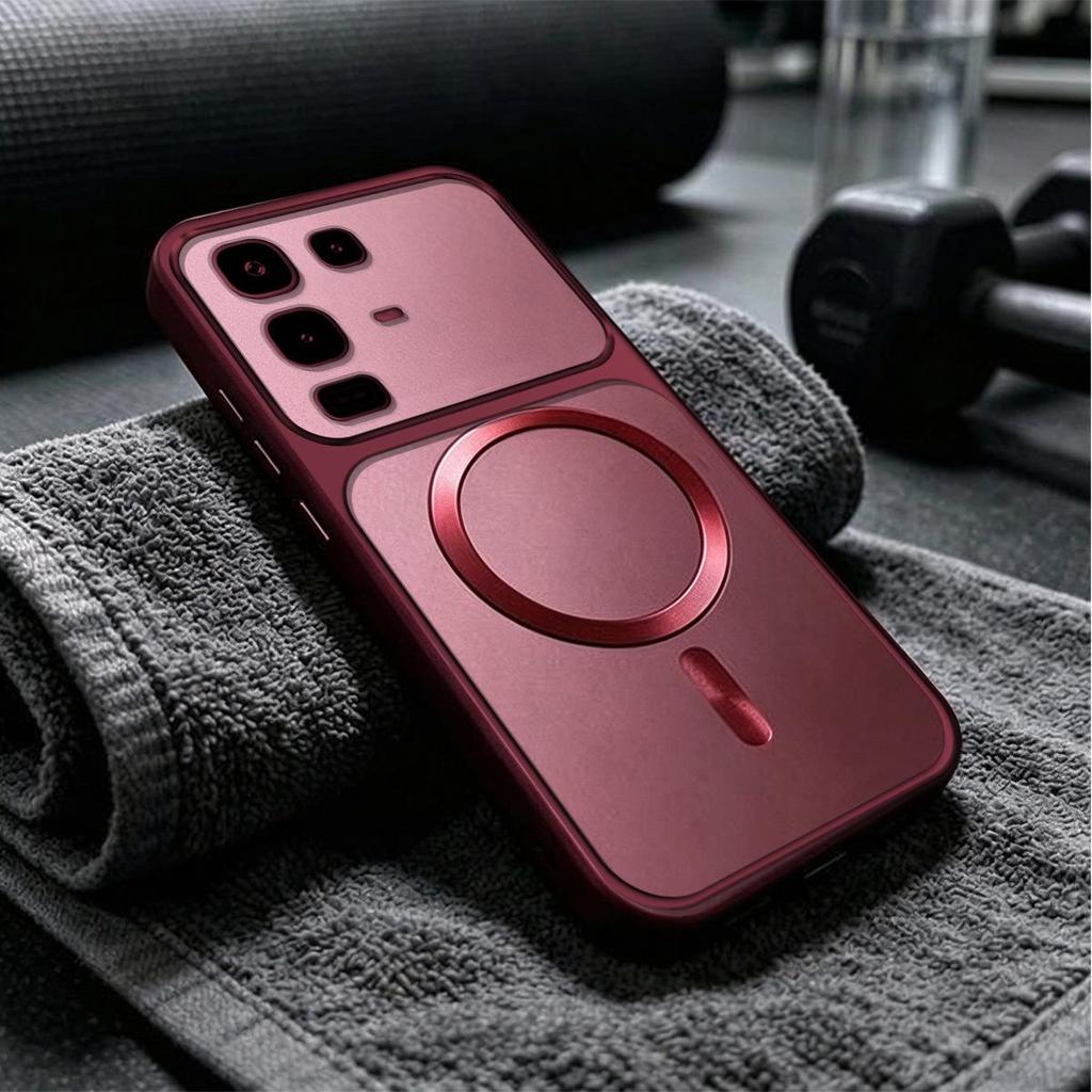 Viral Cyberpunk Magnetic Case for infinix NOTE 50S 5G 50X 50 Pro+ Pro 4G CD Texture Ring & Metallic Sheen Cover