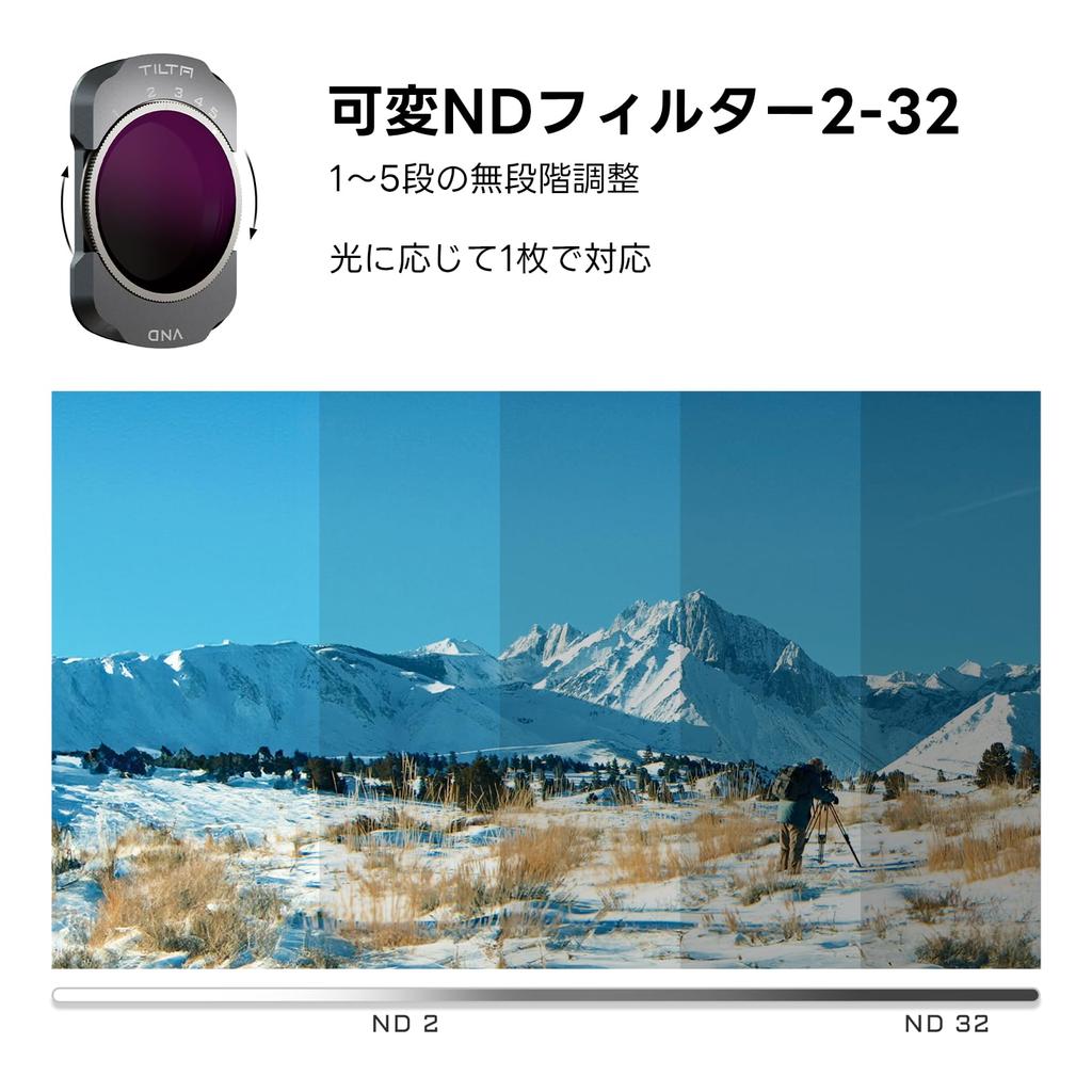 TILTA Filter für DJI Osmo Pocket 3 ND2-32 (TF-OP3-VND)