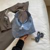 Portable Underarm Bag, Shoulder Messenger Bag, Retro Dumpling Bag, High-End Denim Small Bag.