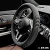 38cm Round Car Anti-slip Steering Wheel Decorative Cover Comfortable Breathable Rubber Inner Ring Steering Wheel Accessories kit