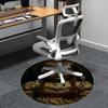 Horror Doll,Annabelle Doll Chair mat Round Rug Office carpet, Machine Washable, Non slip, Suitable for Living Rooms, Bedrooms