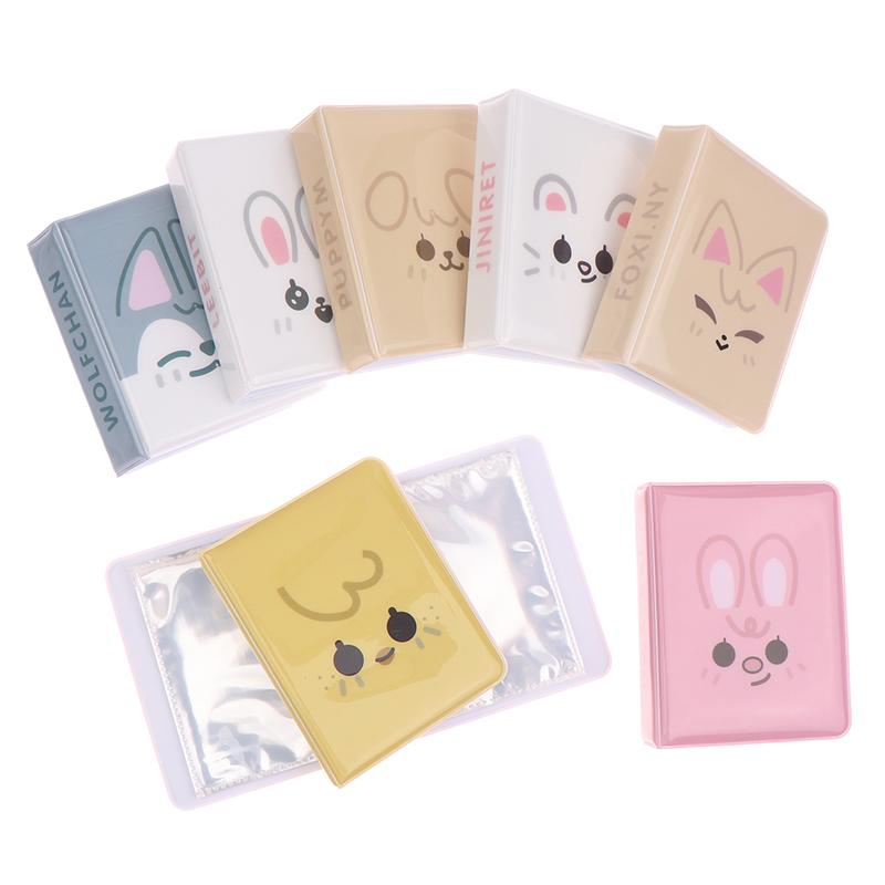 Cartoon Animal 3 Inch Album Photo Postcard Storage Album Idol Pictures Collection Kpop Card Binder Name Card Book Album