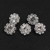 5Pcs 12mm Round for Rhinestone Shank Button Sewing Craft Embellishment DIY,Shank Back Sewing Craft Embellishment for DIY