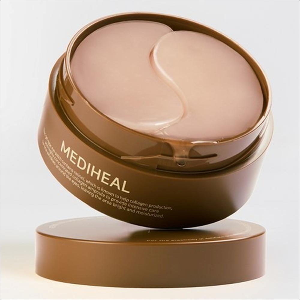 Mediheal Retinol Collagen Eye Ampoule Patch - Intensive Firming & Brightening for Under Eyes, 60 Patches | Olive's K-beauty