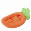 Carrot Pet Bed Washable Animal Lounger Removable for Dogs