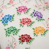 7Pcs Mix Color Exquisite Embroidery Flower Patches Fabric For Clothing Bags Decorations DlY Applique Repair6.5*9.5CM