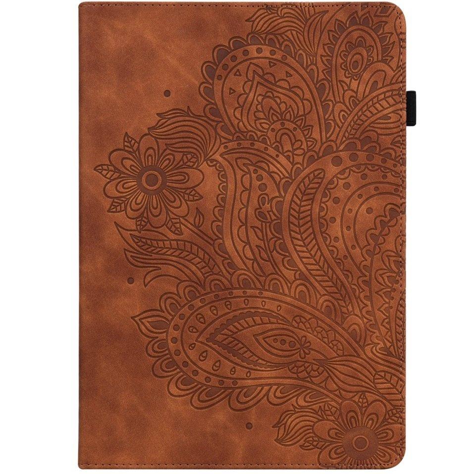 Amazon Kindle Paperwhite 5 (2021) Case, Imprinted Flower, Brown